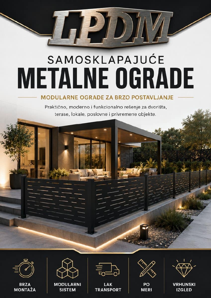 Naslovna strana kataloga Metalne ograde