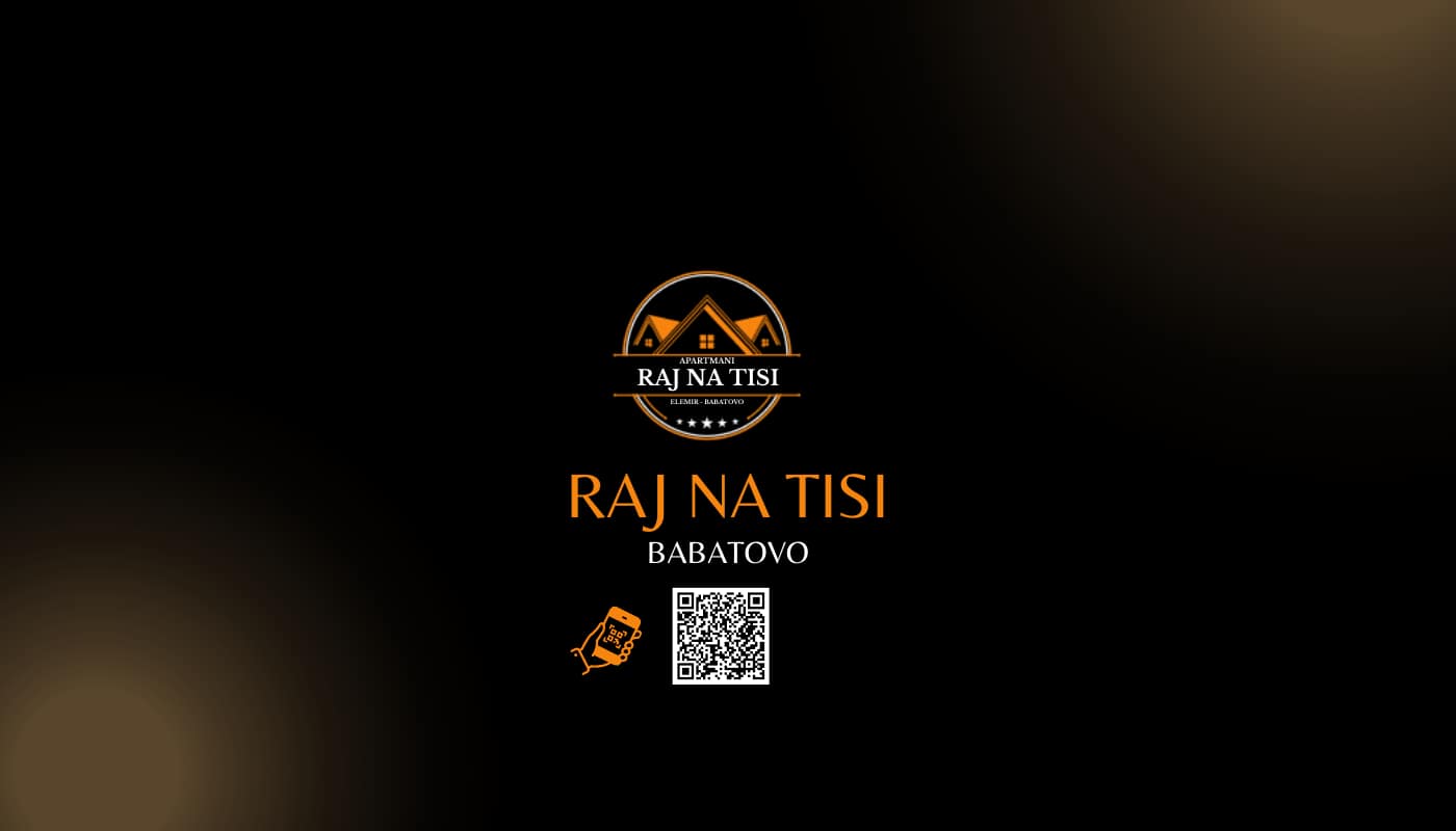 Zadnja strana vizitkarte Raj na Tisi